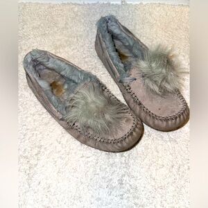 Grey Ugg moccasins